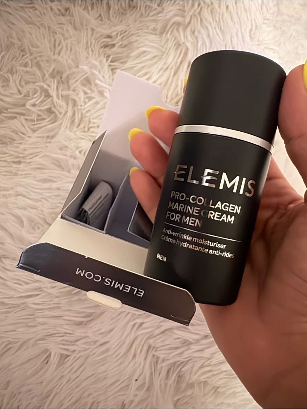 ELEMIS Pro-Collagen Marine Cream for Men - Black & Silver
